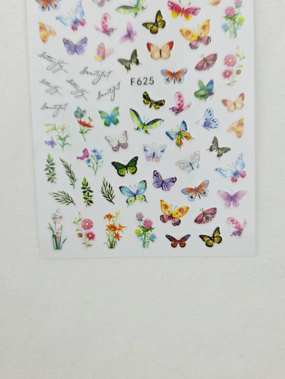 Trendy Self Adhesive Nails Art Transfer Sticker